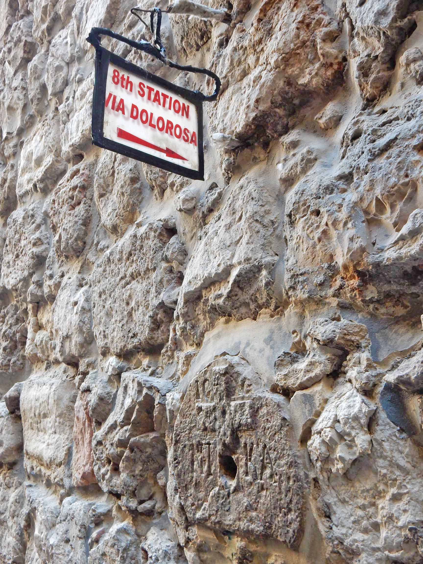Station 8 of the Via Dolorosa