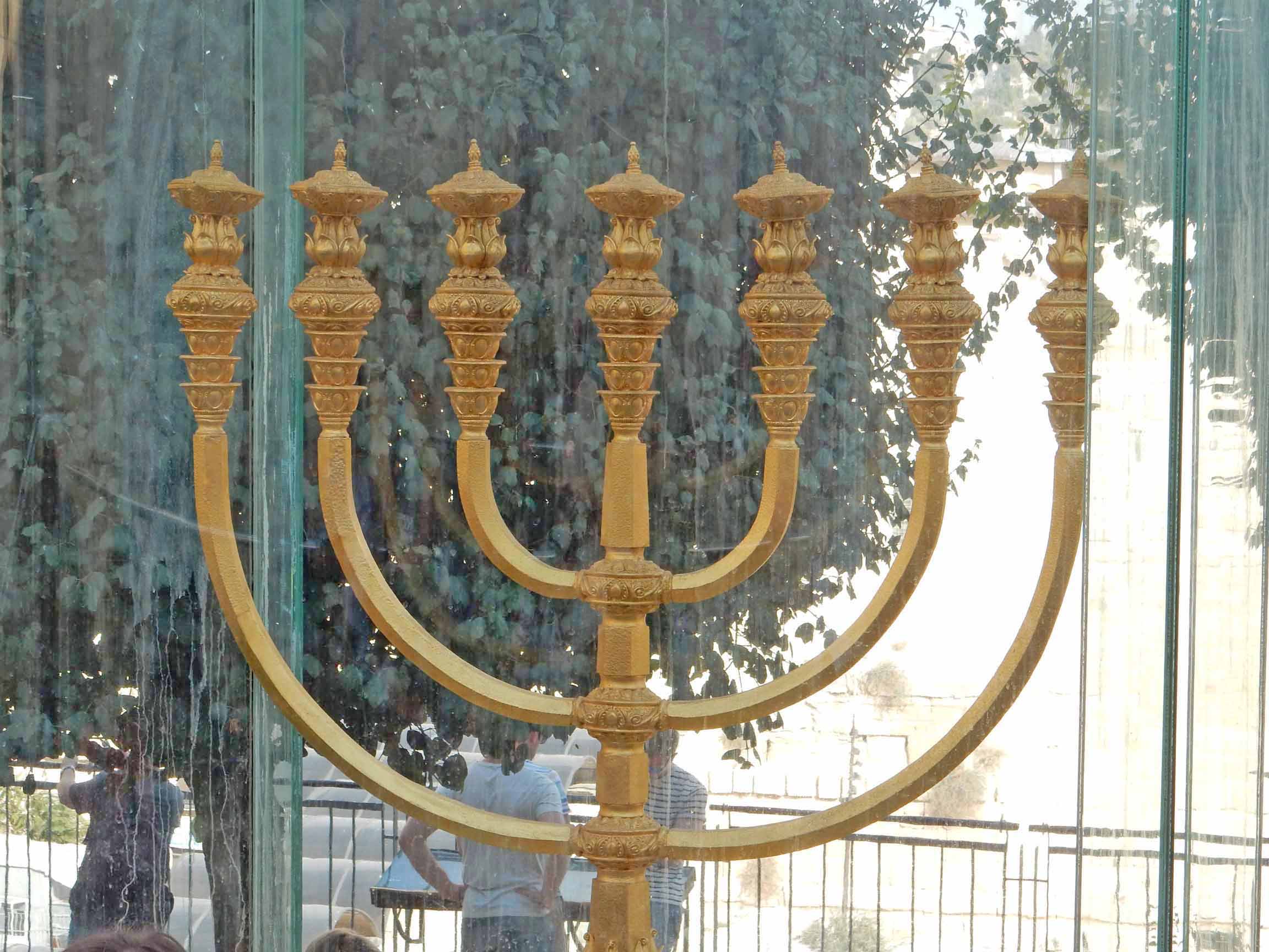 Golden Menorah of Old Jerusalem